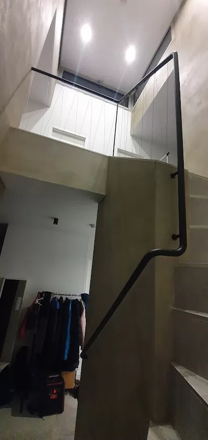 Kovové zábradlí dle návrhu architekta